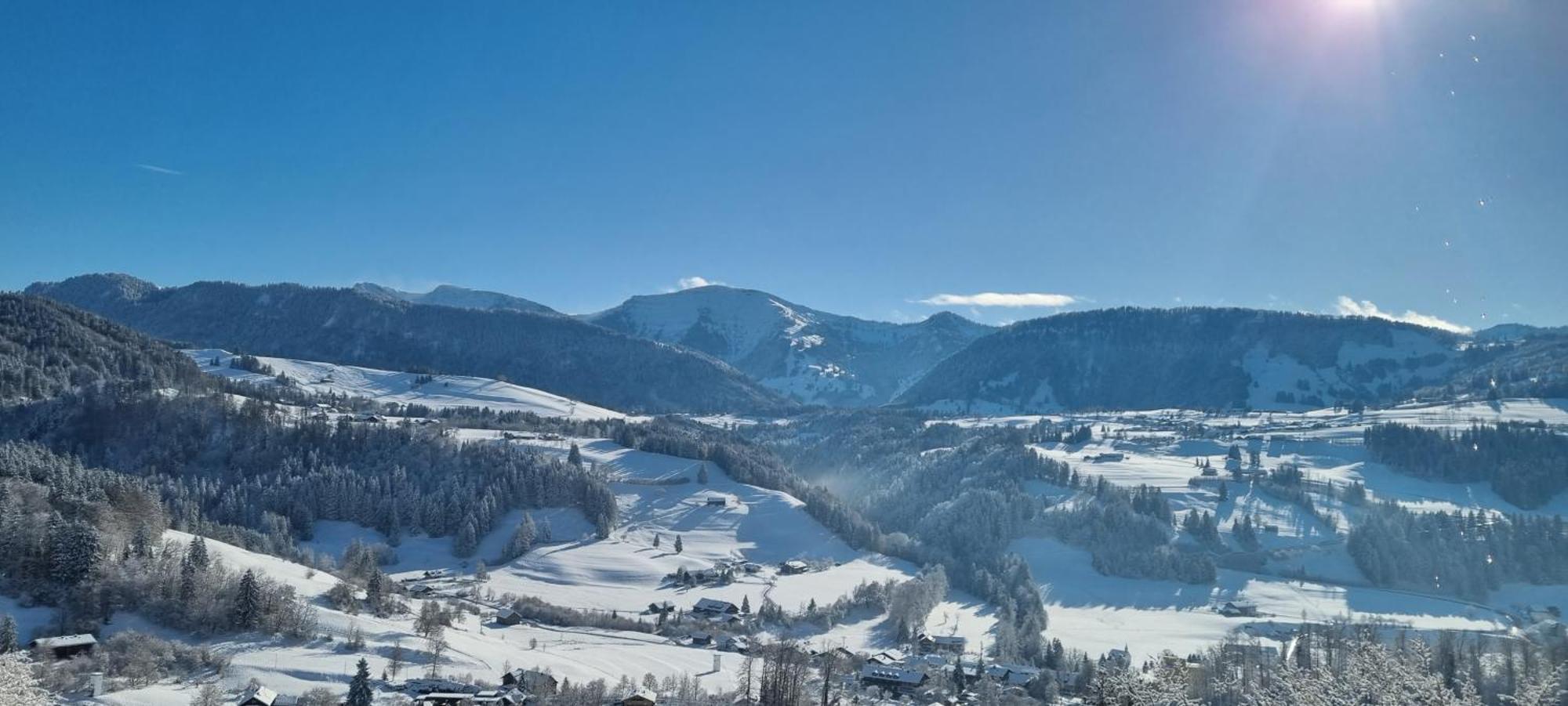 Ferienwohnungen Am Schlossberg Oberstaufen Ngoại thất bức ảnh